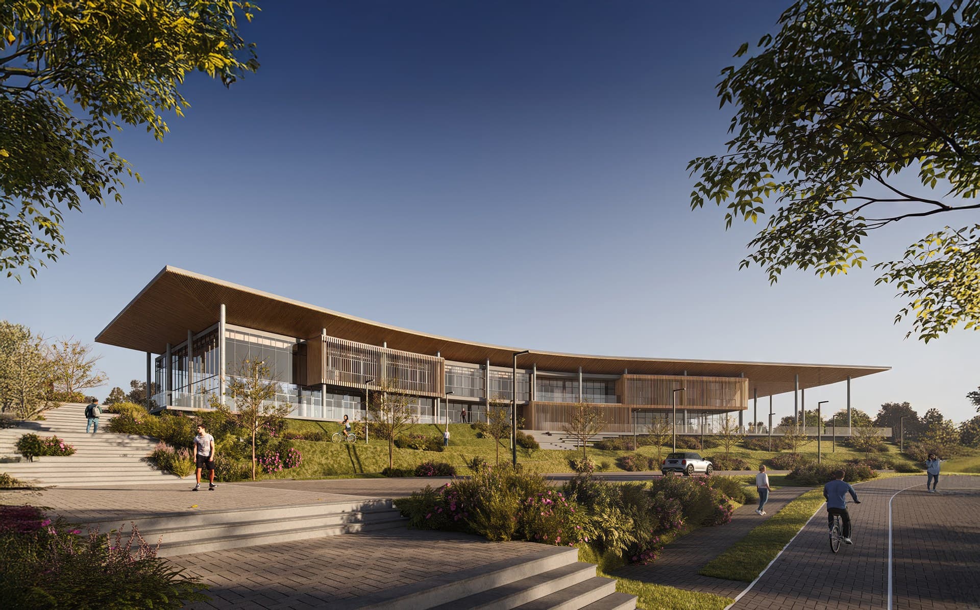 Vista do projeto do campus do ITEC